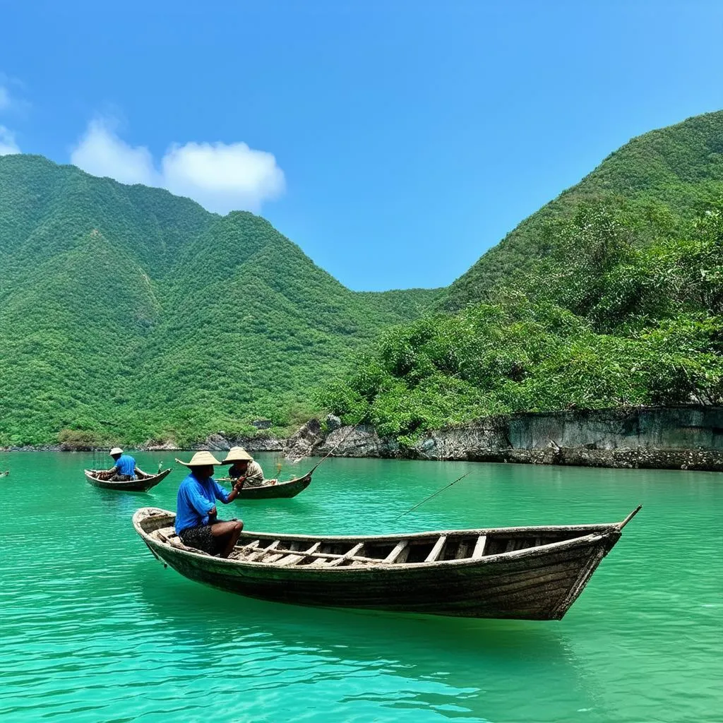 Lagoon in Vietnam